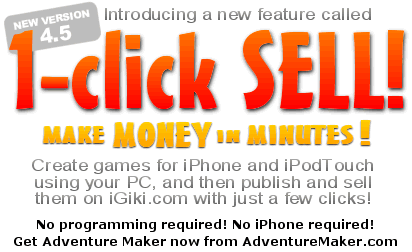 Introducing Adventure Maker v4.5 and the new 1-click sell feature: make money in minutes